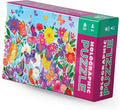 Crocodile Creek 50-Piece Jigsaw Puzzle - Fun Table or Floor Puzzles for Kids Ages 4-6 and Up - Includes Heavy-Duty Shaped Box for Storage - Butterfly - 12" x 8" Finished