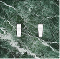Decorative Switch Plates Forest Marble Dark Green With White Vein 2 Gang Double Toggle Outlet Light Switch Cover Wall Plate Electrical Faceplate For Bathroom Kitchen Decor
