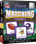 MasterPieces Officially Licensed NFL Minnesota Vikings Picture Matching Card Game for Kids and Families