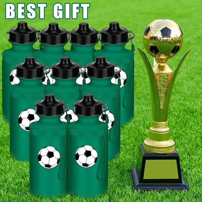 Zubebe 36 Pcs Sports Water Bottles Bulk Squeeze Reusable Bpa-free Plastic Water Bottles End of the Year Gifts Summer Gifts for Students School Travel Hiking Cycling Event Team Gift