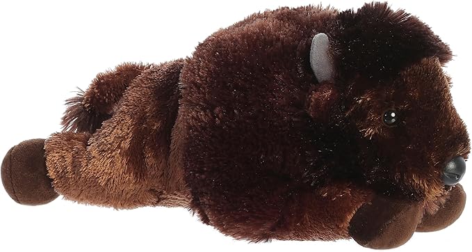 Aurora® Adorable Flopsie™ Bison Stuffed Animal - Used to Create Imaginative Play Adventures - Perfect for Birthdays, Kids and Adults, All Ages - Brown 12 Inches