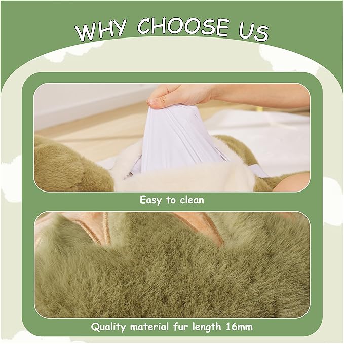 GILFWM Weighted Stuffed Animals Dinosaur - 22.8" Cute Toy Pillow Plushie Gifts for Kids Boys Girls & Adults, 3 lbs Soft Washable Green Dino Plush Pillowfort