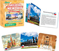 Menique Explore The World Memory Matching Game – Spanish Edition – 100 Cards (50 Pairs) with Iconic Landmarks, Country & Flag – Educational Geography Game in Spanish.