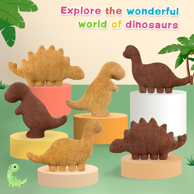 Andywoo Dino Chocolate Pillow Plush for Funny Birthday Gifts, Cute Funny Dinosaur Chocolate Stuffed Animals Toy for Boy and Girl, Dinosaur Gifts for Kids Teens and Adults (Brachiosaurus, Small)