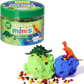 Creativity for Kids Sensory Minis Dinosaur Kit | Cloud Clay Sensory Toy for Toddlers | Squish, Scoop & Discover Dinosaur Figures | Spring Crafts for Travel Activities (Ages 3+)