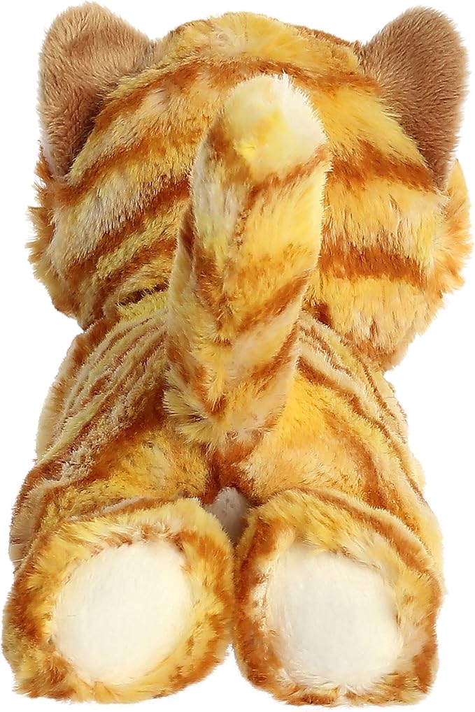 Aurora® Adorable Mini Flopsie™ Ginger Cat™ Stuffed Animal - Mini Companions Ready for Playful Adventures - for Kids All Ages, Toddlers, Adults, and Families - Orange 8 Inches (Pack of 2)