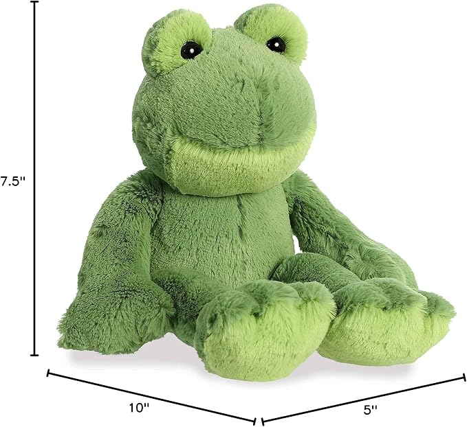 Aurora® Adorable Flopsie™ Fernando Frog™ Stuffed Animal - Used to Create Imaginative Play Adventures - Perfect for Birthdays, Kids and Adults, All Ages - Green 10 Inches