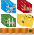 JoyCat 24 Pack Tic Tac Toe Party Favors for Kids, Felt Travel Board Games with Storage Pouch, Classroom Prizes, Goodie Bag Stuffers, Birthday Gifts for Students(Farm)
