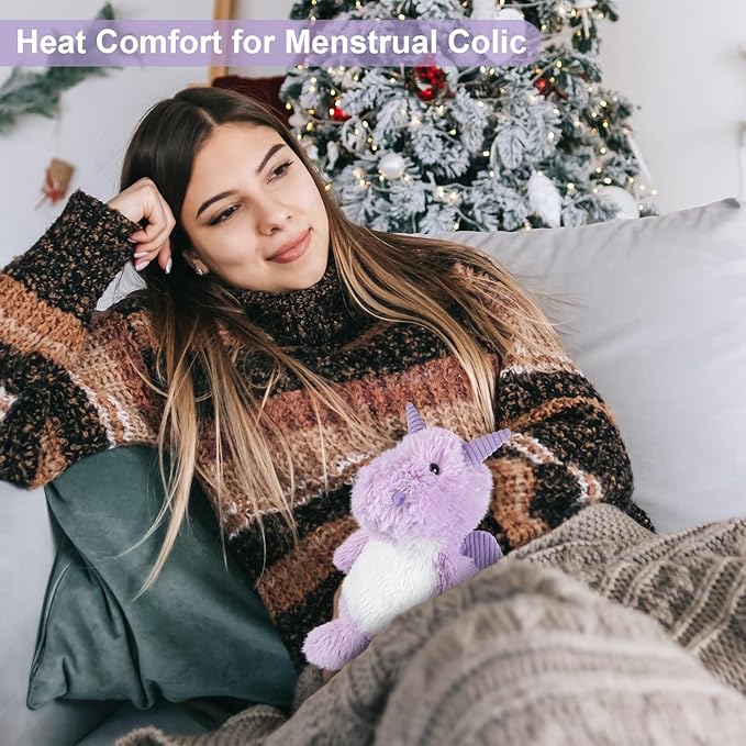 SuzziPals Heatable & Coolable Dragon Plush, Microwavable Heating Pad Stuffed Animal for Soothing & Relaxation, Dragon Gifts for Kids, Cute Plush Toys
