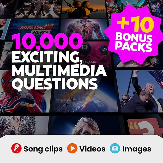 Outsmarted Ultimate Edition - 10 Exciting Bonus Categories | Kids, Teens & Adults | Next-Level Game Night for Family & Friends | 2–24 Players | Age 8+ | 10,000+ Questions | 2026 Edition