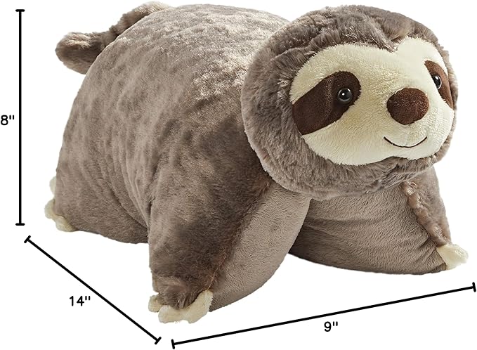 Pillow Pets Sunny Sloth Stuffed Animal - 18" Stuffed Animal Plush Toy