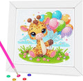Nardoll Diamond Art Kits with Wooden Frame - Arts and Crafts - Dimond Art Painting by Numbers - GEM Art for Beginners Adult Home Wall Decor