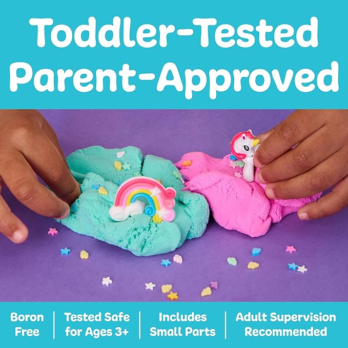 Creativity for Kids Sensory Minis Unicorn Kit | Cloud Clay Sensory Toy for Kids | Spring Crafts | Mess-Free, Screen-Free Travel Activity for Kids (Ages 3+)