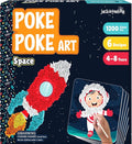 jackinthebox Poke Poke Art for Kids – Space Theme, Flower Pressing Kits, Mess-Free Fabric Art and Craft,Gift for Kids for Girls and Boys Ages 4 5 6 7 8