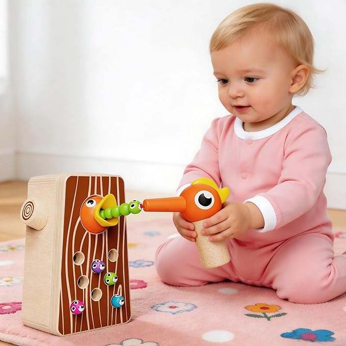 Montessori Toys for Boys and Girls Aged 2-4, Toddler Fine Motor Skills Learning Toys