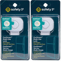 Safety 1st OutSmart Multi Use Lock, White (Pack of 2)
