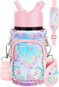 Miss Adola Water Bottle Carrier with Strap - Insulated Kids Water Bottle Holder for Boys Girls Bottle Bag for 10-18Oz