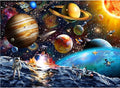 Puzzles for Kids Ages 8-10 Year Old - Solar System Planets, 200 Pieces Spacewalk Jigsaw Puzzles for Kids Ages 6-8, Learning Educational Toys for Boys and Girls