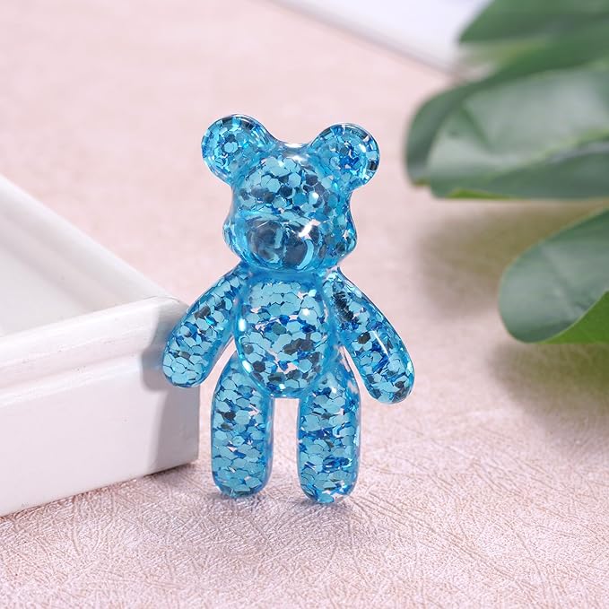 Aesnefe Pocket Worry Bear Hug, Anxiety Relief Keepsake, Mental Health Encouragement Gift, Emotional Support Token, Stress Comfort Gift for Teens & Adults, Blue