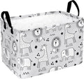 MAIZMZ Kids Storage Basket Baby Foldable Toys Organizer Bins Decorative Gifts Bakset Waterproof Nursery Hamper Women Storage Cube Kids Laundry Basket for Home/Dorm/Kitchen/Pet/Office/Closet/Shelf/