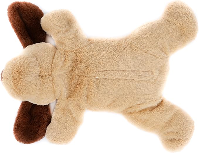WEIGEDU Weighted Puppy Dog Stuffed Animal Plush Toy for Kids and Adults with Embroidered Eyes and Removable Weight Pack - 21.5 Inches, 2.3 lbs