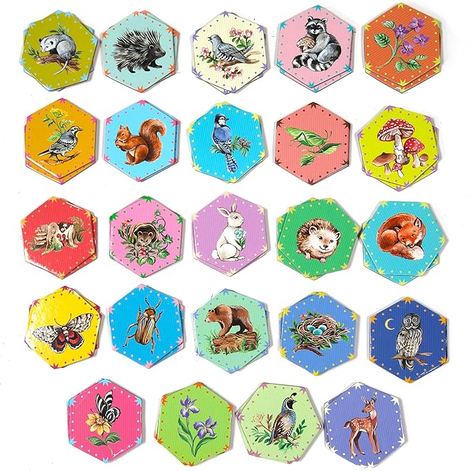 eeBoo: Memory and Matching Game - Life in a Meadow - 24 Pairs, Develops Recognition, Concentration, Memory & Vocabulary Skills, Age 3+