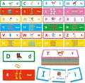 Alphabet & Number Puzzles, 26 Self-Correcting Matching Puzzle Set, 3-Piece Double-Sided Puzzle Cards, Educational Game for Kindergarten Readiness, Preschool Learning Activities, Homeschool Supplies