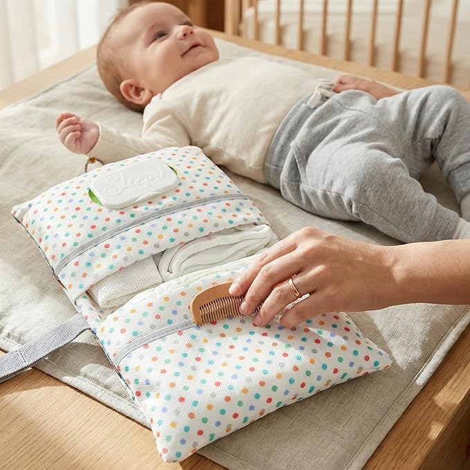 HAMUR Baby Diaper Bag Organizer – Travel-Friendly, Compact & Foldable | Stroller Pouch for Newborn Essentials – Must-Have for Boys & Girls (Animal)