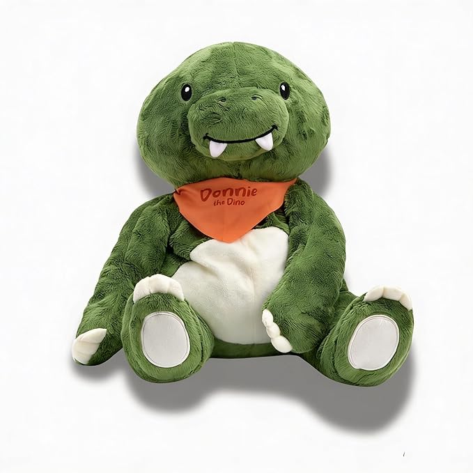 Lilly's Love Weighted Stuffed Animals for Adults & Kids — 5lb Calming Dinosaur Plush for Anxiety, ADHD & Sensory | Machine Washable Weighted Stuffed Animal w/Removable Insert | Donnie The Dino