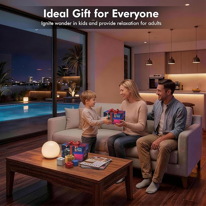 Rossetta Dual Lens Galaxy Projector, Star Projector for Bedroom with White Noise & Bluetooth Speaker, Remote, Timer, Aurora & Nebula Night Light for Party, Home Decor, Gifts for Kids Adults Teens