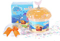 Ocean Mermaid Slime Kit with Ice Cream Tub, 8 OZ Crystal Slime, Mermaid Tail Charm, Glitter & Beads - Sensory Toys for Girls 8-12, Non-Sticky Slime Party Favors for Kids, Birthday Gifts