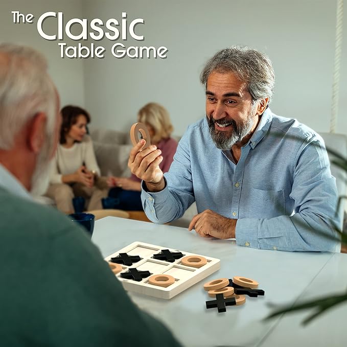 Keeping Busy Tic Tac Toe with Templates Dementia Activities for Seniors Games for Dementia Seniors Alzheimers Activities Alzheimers Products for Elderly Games for Seniors Gifts for Elderly Women & Men