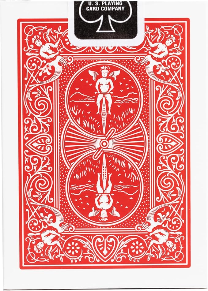 Bicycle Playing Cards, All Red, Poker Size, 12 Pack