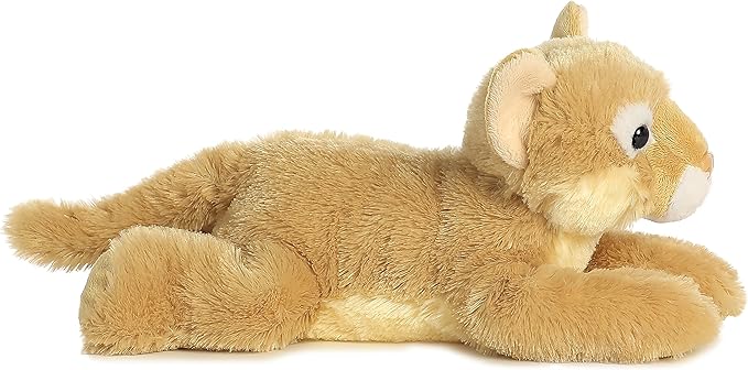 Aurora® Adorable Flopsie™ Cougar Stuffed Animal - Used to Create Imaginative Play Adventures - Perfect for Birthdays, Kids and Adults, All Ages - Brown 12 Inches