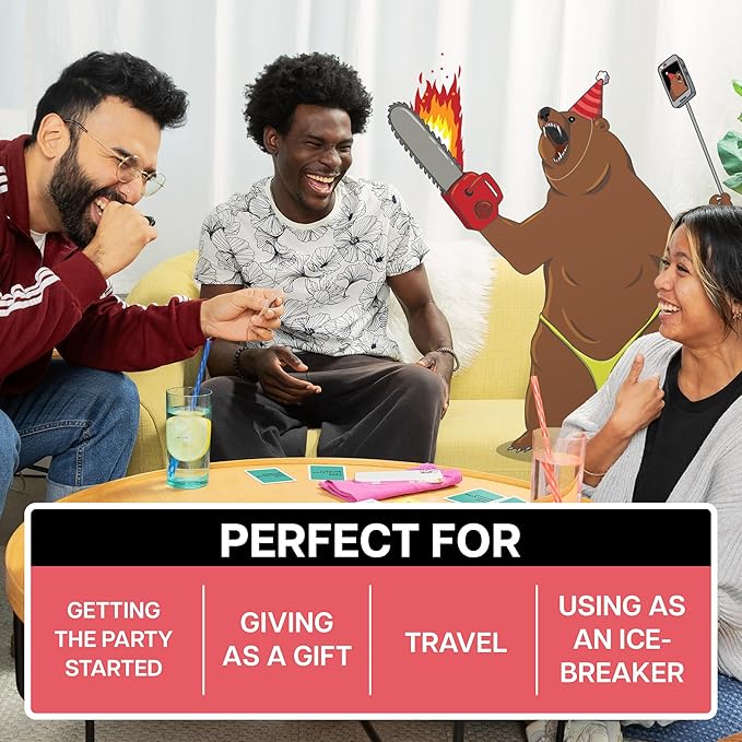 Exploding Kittens that Escalated Quickly Grab & Game 3-5 Players - Ages 10+ - 15 Minutes to Play - Travel Sized Card Game - Party & Family Card Games for Kid & Adults