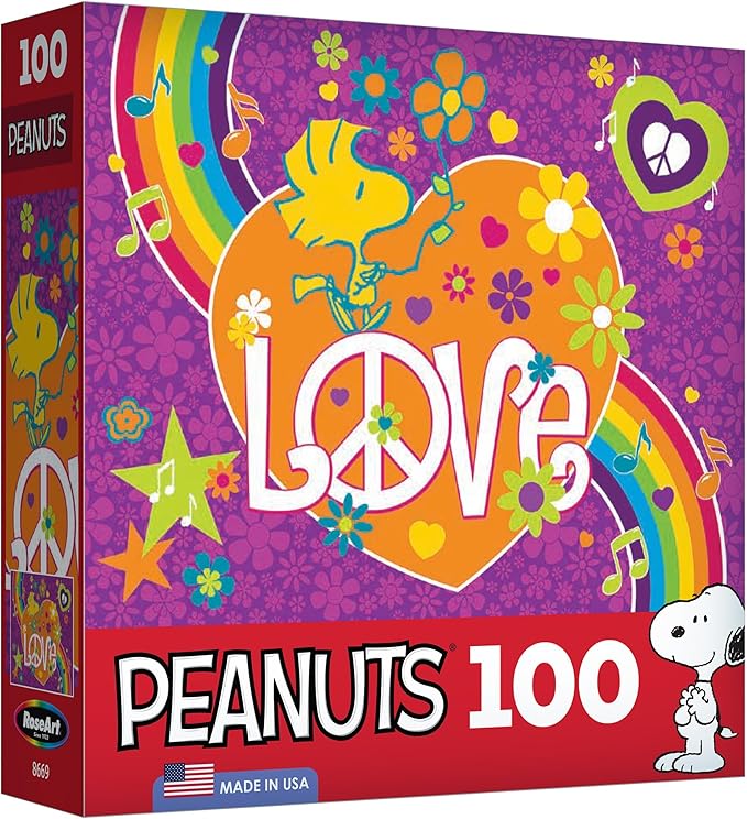 RoseArt - Peanuts - 100 Piece Jigsaw Puzzle for Kids and Adults