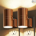 L LOHAS LED Night Light, Automatic Night Lights Plug into Wall, 2 Pack Nightlights with Light Sensor, 3000K Soft White 0-100LM Dimmable Modern Nightlight for Kids Bedroom Hallway