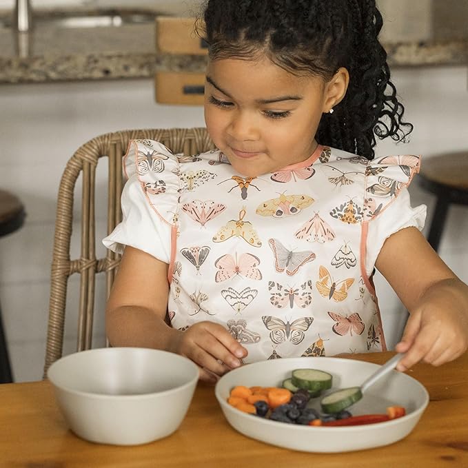 Tiny Twinkle Tableware 3 Pack Dish Set- BPA-Free Cups, Plates and Bowls Sets For Kids and Toddlers - Polypropylene Plastic Dinnerware Set (Sage, Charcoal, IceBlue) Round Bowl