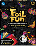Skillmatics Foil Fun - Pretty Patterns, 18 DIY Magnets Mess-Free Art, Colorful Creative Party Activity, Craft Kits, 60+ Foam Stickers, Gift for Kids, Teens, Adults, Families, Screen-Free Entertainment