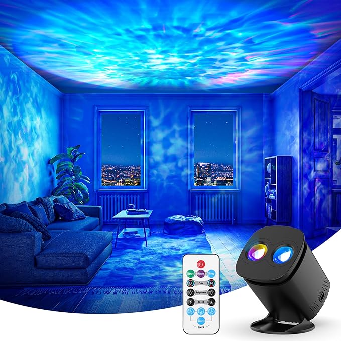 Galaxy Projector for Bedroom, Light Projector with Timer and Remote, Nebula Ceiling Night Light for Kids Adults, Room Decor