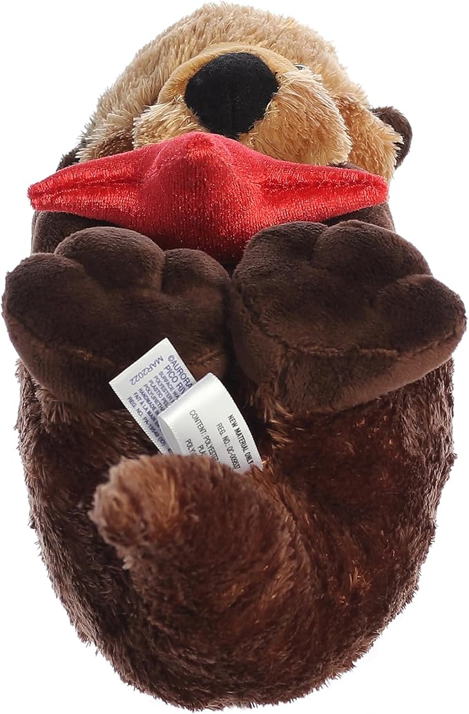 Aurora® Adorable Flopsie™ Cali Otter™ Stuffed Animal - Used to Create Imaginative Play Adventures - Perfect for Birthdays, Kids and Adults, All Ages - Brown 12 Inches