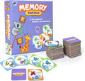 Point Games Memory Game for Kids, Matching Card Games, Flash Cards - Educational Toys - Preschool Learning - Birthday Gift for Boys & Girls Ages 3+