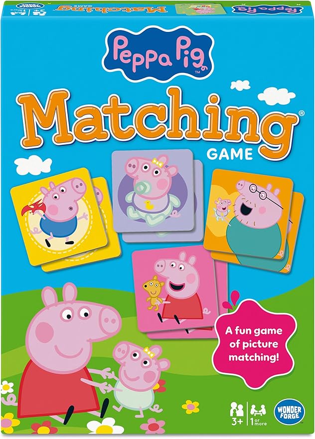 Wonder Forge Peppa Pig Matching Game - Fun and Educational Memory Game for Toddlers and Kids Ages 3-5 Featuring Beloved Peppa Pig Characters