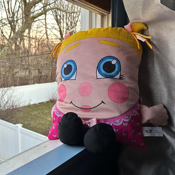 Sweetie Pie Dreams Plush -2-in-1 Toy & Pillow, 80s Nostalgic Plush Pal Reimagined, Soft Stuffed Rectangular Character, Nap-Play Design
