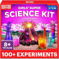 Doctor Jupiter Girls' Super Science Kit for Ages 8-12 Ideas for Girls 8,9,10+ Years Old | Chemistry Set, STEM Toy Kit with 100+ Experiments | Learning & Educational Projects
