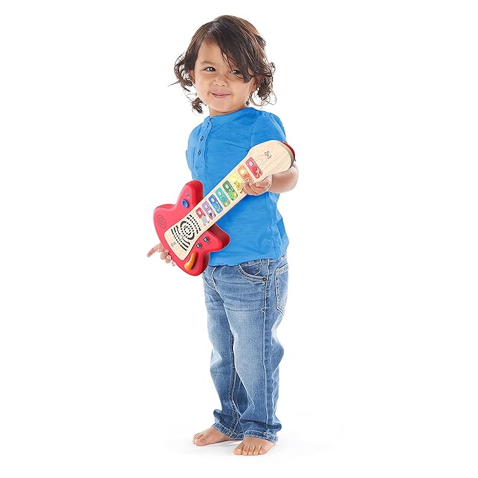 Baby Einstein Together in Tune Guitar Safe Wireless Wooden Musical Toddler Toy, Magic Touch Collection, Age 6 Months+