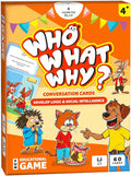 Who What Why Conversation Cards for Kids – Learning Game for Social Skills, Emotional Intelligence & Critical Thinking – Speech Therapy Resources, Sequencing Game & Articulation Materials, Ages 4+