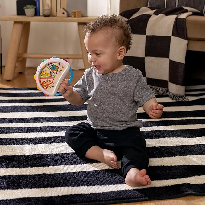 Baby Einstein + Hape Tap & Shake Magic Touch Tambourine, Ages 6 Months and Up