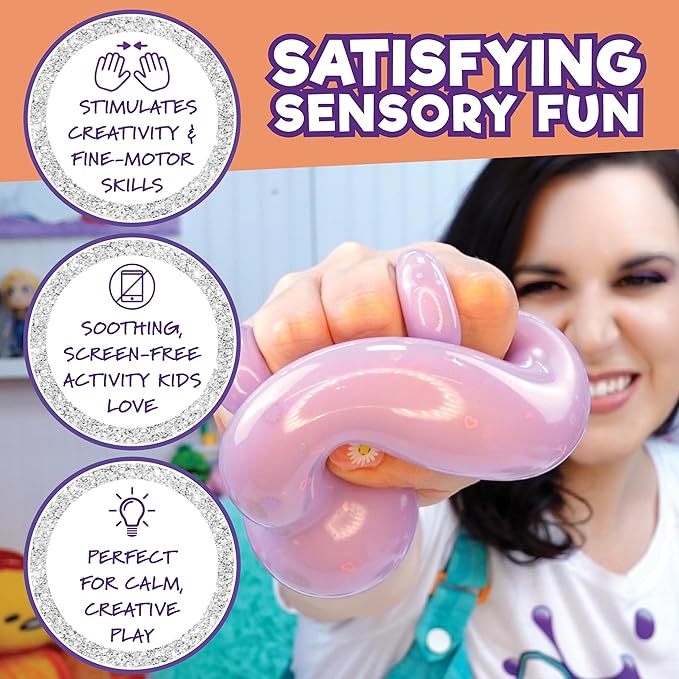 Doctor Squish Squishy Maker Station | DIY Make Your Squishies Kit | All Inclusive with Sparkles & Slime Powder | Ages 8 & Up