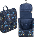 Remobia Hicol Cute Cartoon Hanging Kids Toiletry Bag Children Travel Cosmetic Makeup Organizer Wash Bag Shower bag Over Night Bag Camping Shaving Kit Bag for Boys & Girls (Sea World)